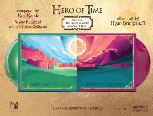 Pochette ouvrante de l'édition vinyle de Hero of Time