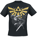 T-Shirt Zelda Warrior Noir