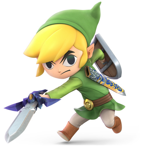 Link Cartoon dans Super Smash Bros. Ultimate