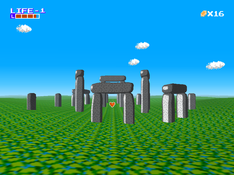 Capture d'écran du remake 3D de Zelda II : The Adventure of Link