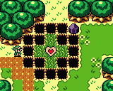 Quart de cœur de « Link’s Awakening ».