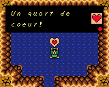 Quart de cœur de « Link’s Awakening ».