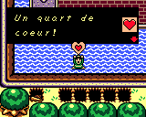 Quart de cœur de « Link’s Awakening ».