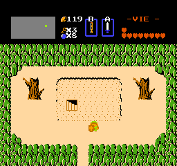 Screenshot du guide du donjon D de The Legend of Zelda