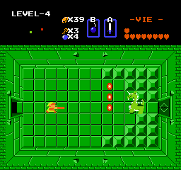 Screenshot du guide du donjon D de The Legend of Zelda