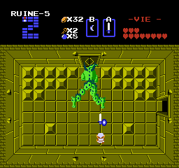 Screenshot du guide du donjon Z de The Legend of Zelda