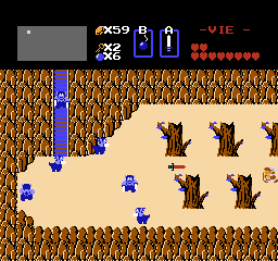 Screenshot du guide du donjon Z de The Legend of Zelda