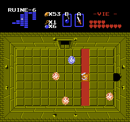 Screenshot du guide du donjon Chapeau de The Legend of Zelda