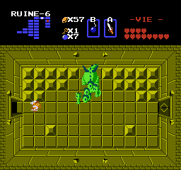 Screenshot du guide du donjon Chapeau de The Legend of Zelda