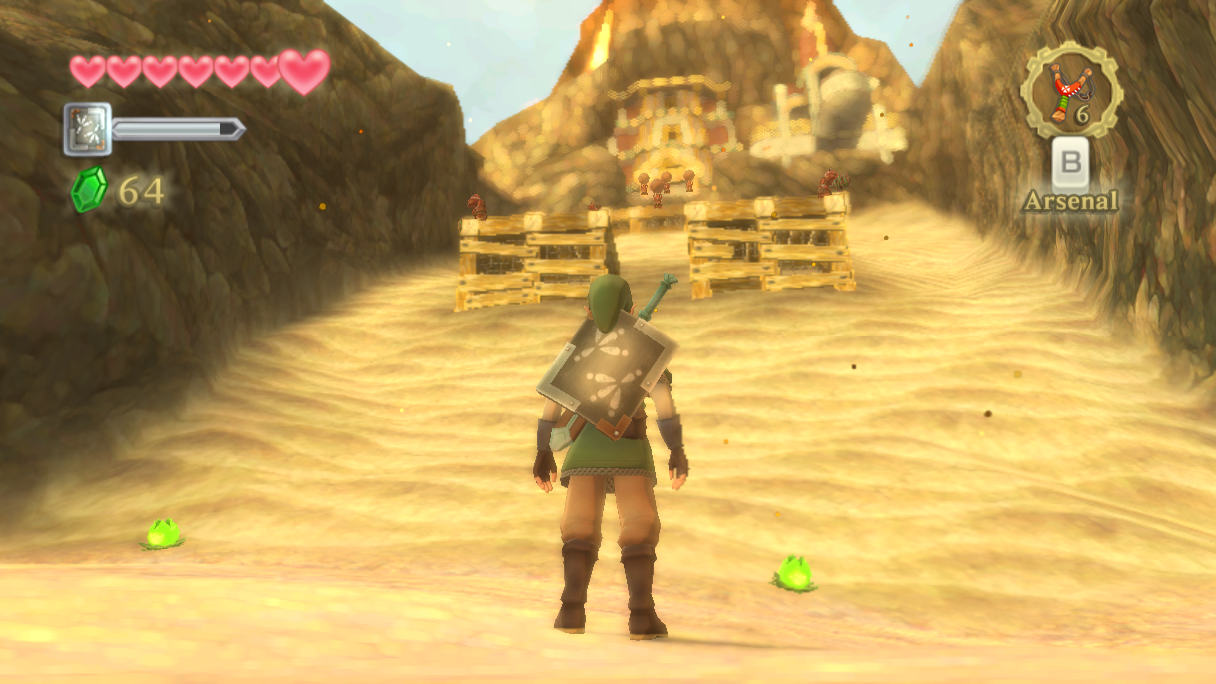 Zelda Skyward Sword Fragment De Clé Volcan