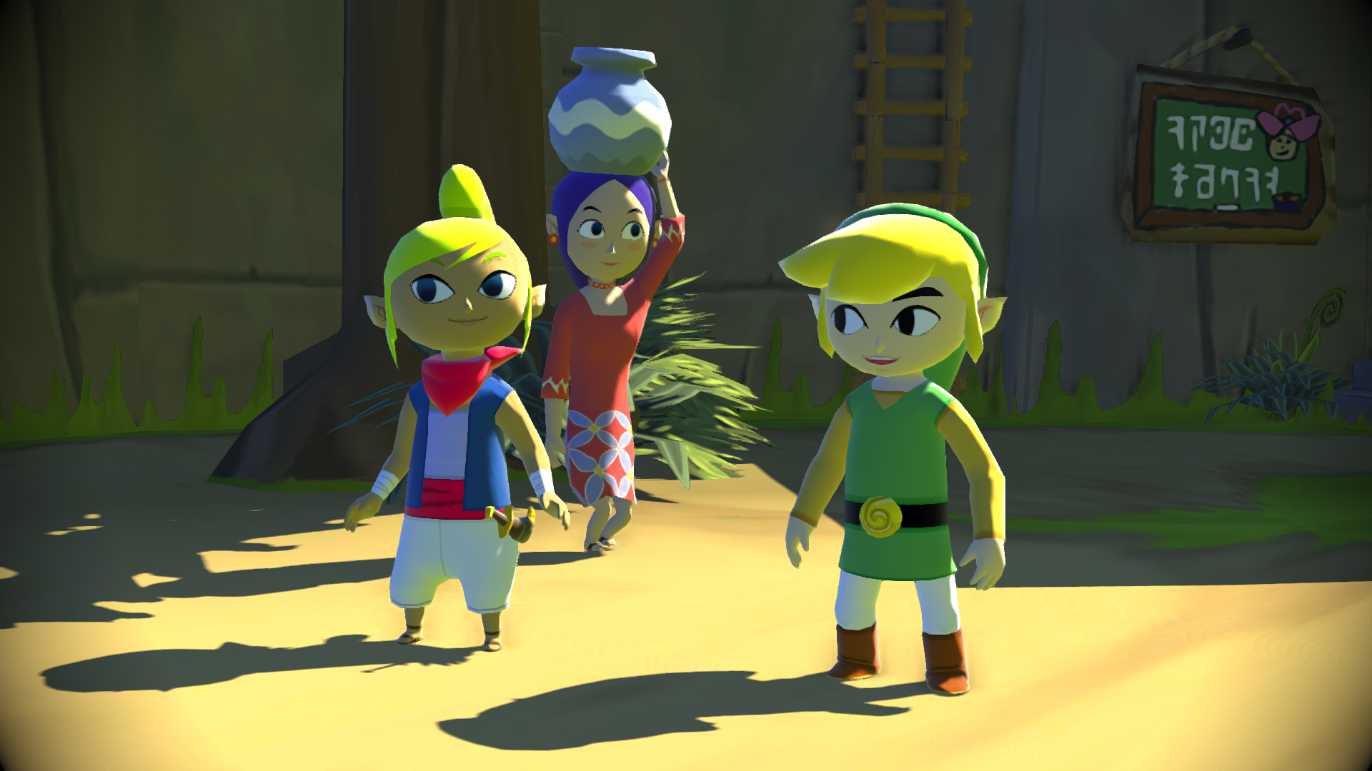 Premiers visuels de The Legend of Zelda : The Wind Waker HD sur WiiU