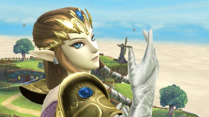 Screenshot de Zelda dans Super Smash Bros Wii U