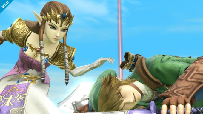 Neuvième screenshot de Zelda dans Super Smash Bros Wii U