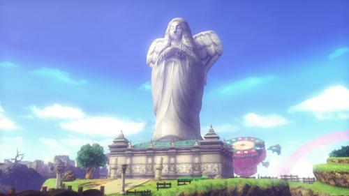 Screenshot de Célesbourg dans Hyrule Warriors