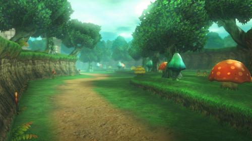 Screenshot de la forêt de Firone dans Hyrule Warriors