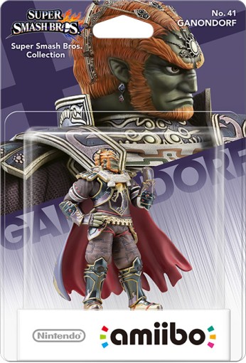 La figurine amiibo Ganondorf dans sa boîte