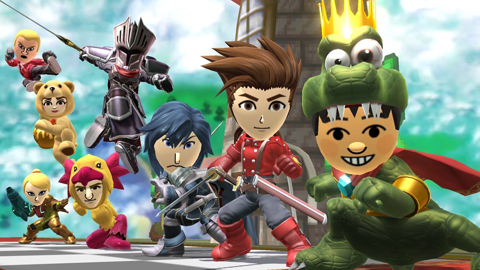News Super Smash Bros. 3DS et Wii U : Screenshot Nouveaux costumes pour combattants Mii avec Lloyd Irving de Tales of Symphonia, King K. Rool, Chrom ...
