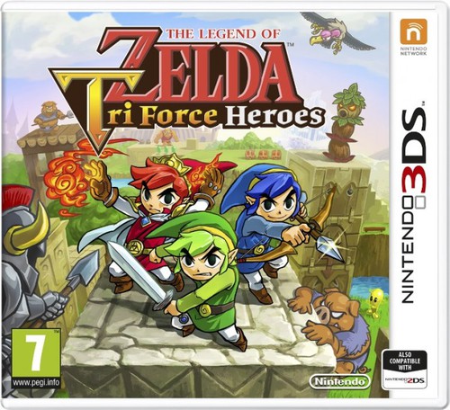 Jaquette de Tri Force Heroes européenne