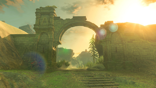 Screenshot de l'univers dans The Legend of Zelda : Breath of the Wild
