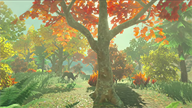 Bois de Breath of the Wild aux couleurs d’automne