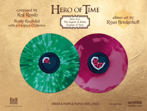 Vinyles illustrés Hero of Time