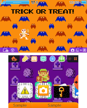 Image thème Halloween Zelda NES