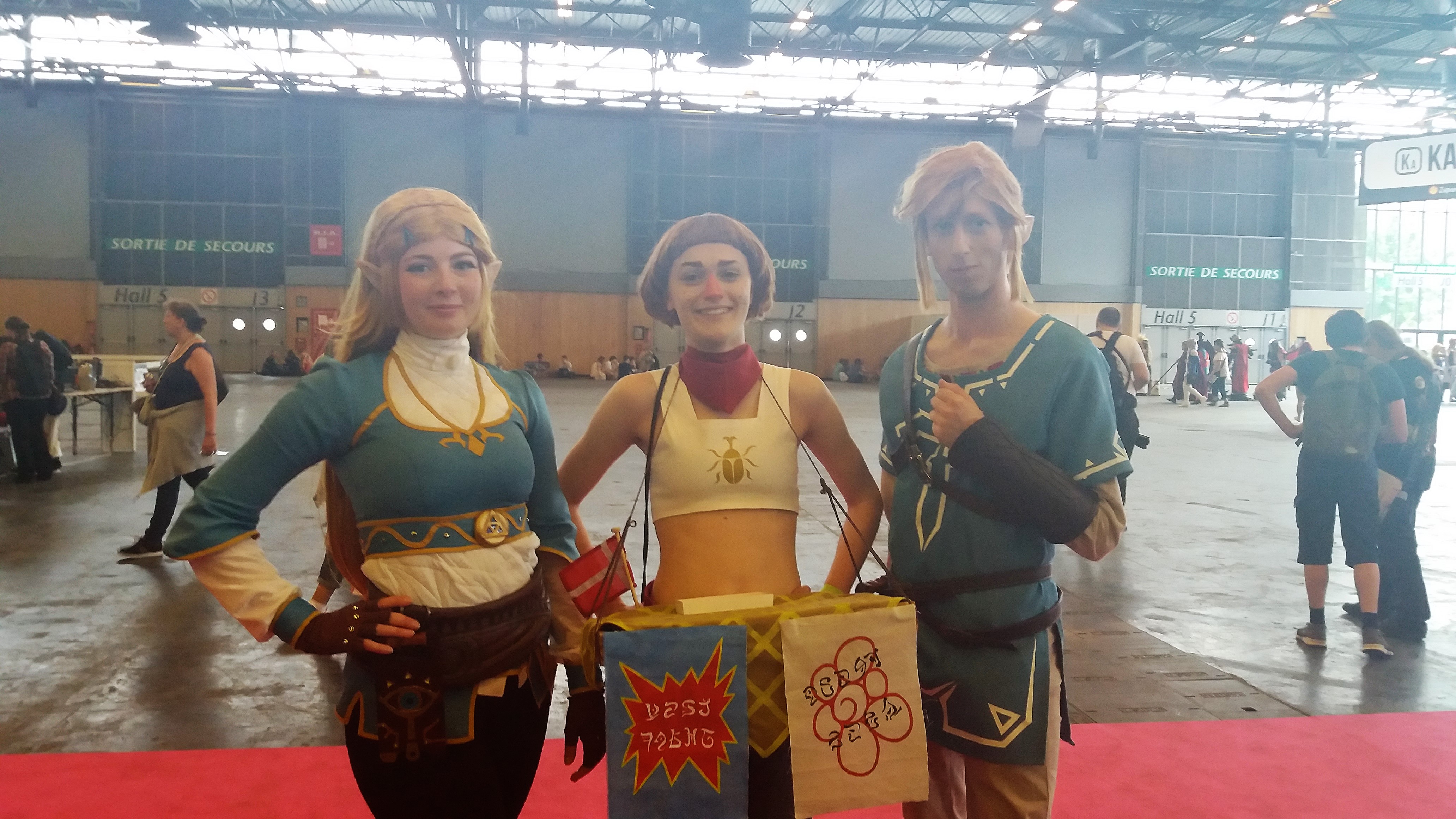 L’équipe du Danemark en cosplay de BOTW