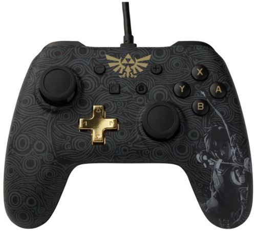 Manette filaire Power-A pour Nintendo Switch, aux couleurs de Breath of the Wild